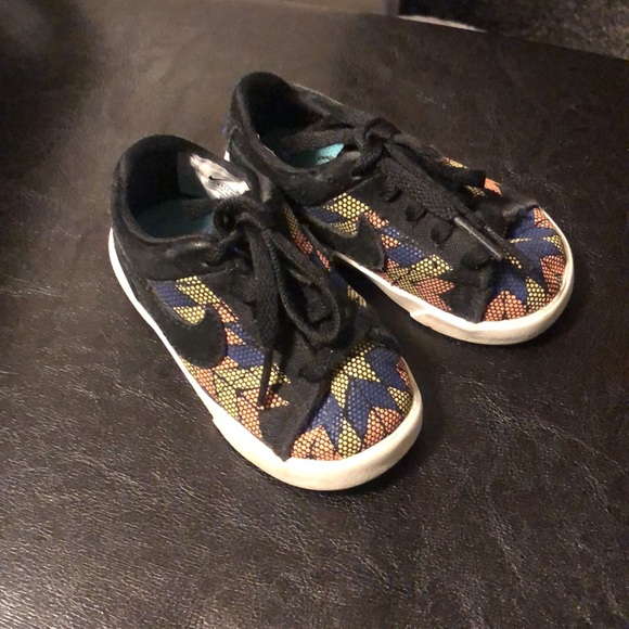 Nike Blazer Low N7 Suede Black Citron Pulse Size 5C - Picture 11 of 16